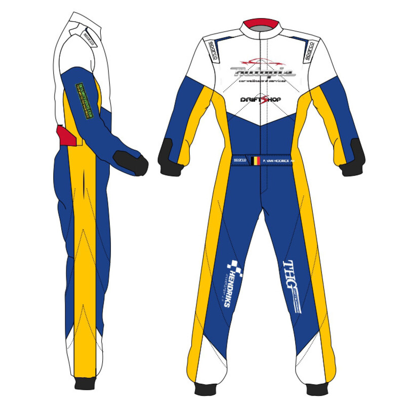 Sparco Competition Racing Suit - Example of Personalization
